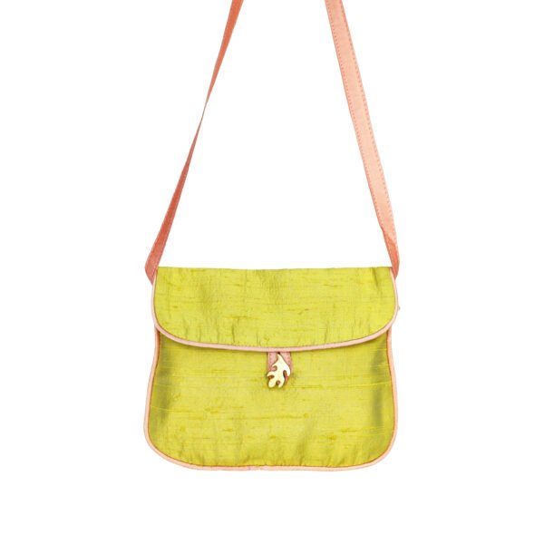 Gobeklitepe Lizard Button Micro Messenger in Light Lime