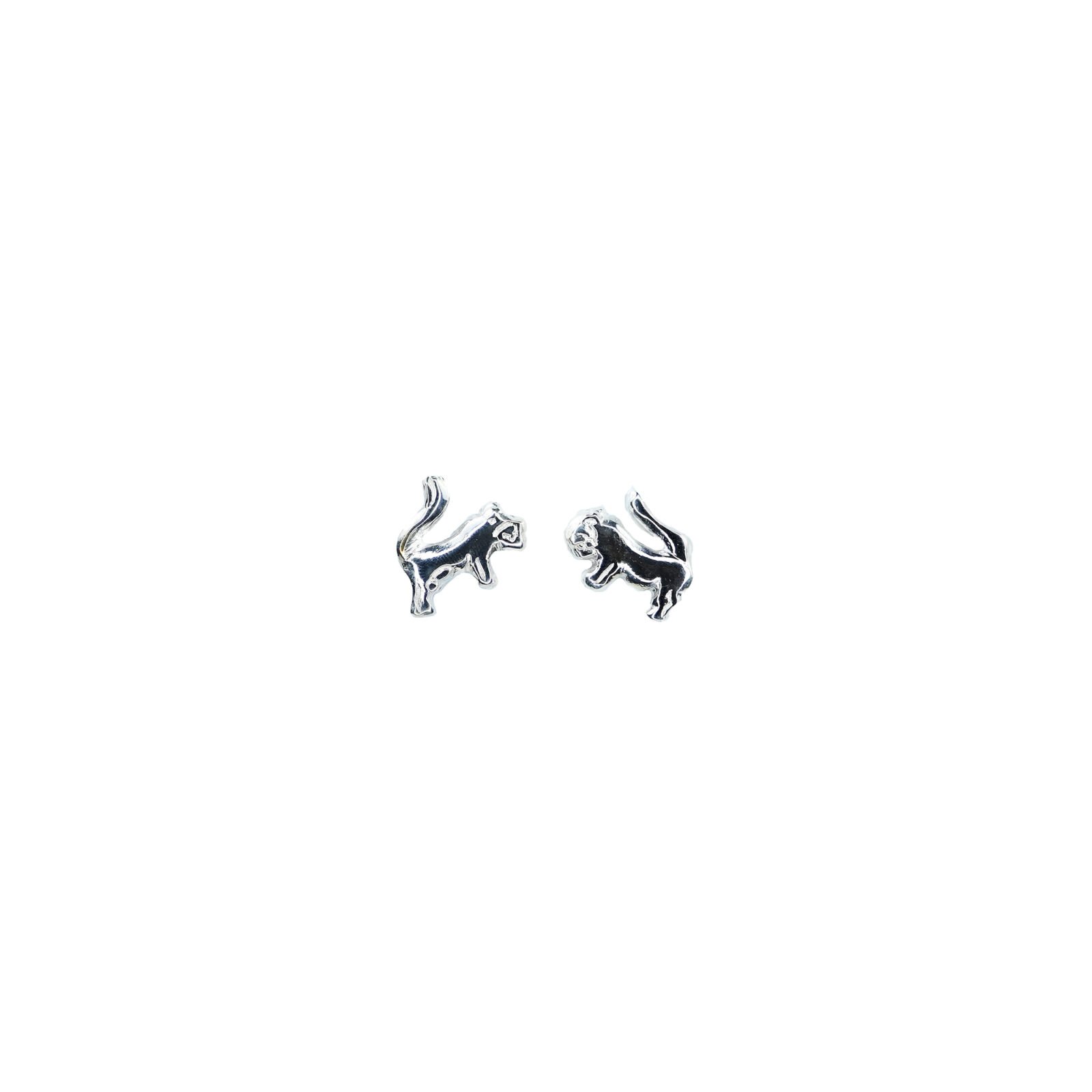 Lion of Gobeklitepe Silver Ear Studs - Image 2